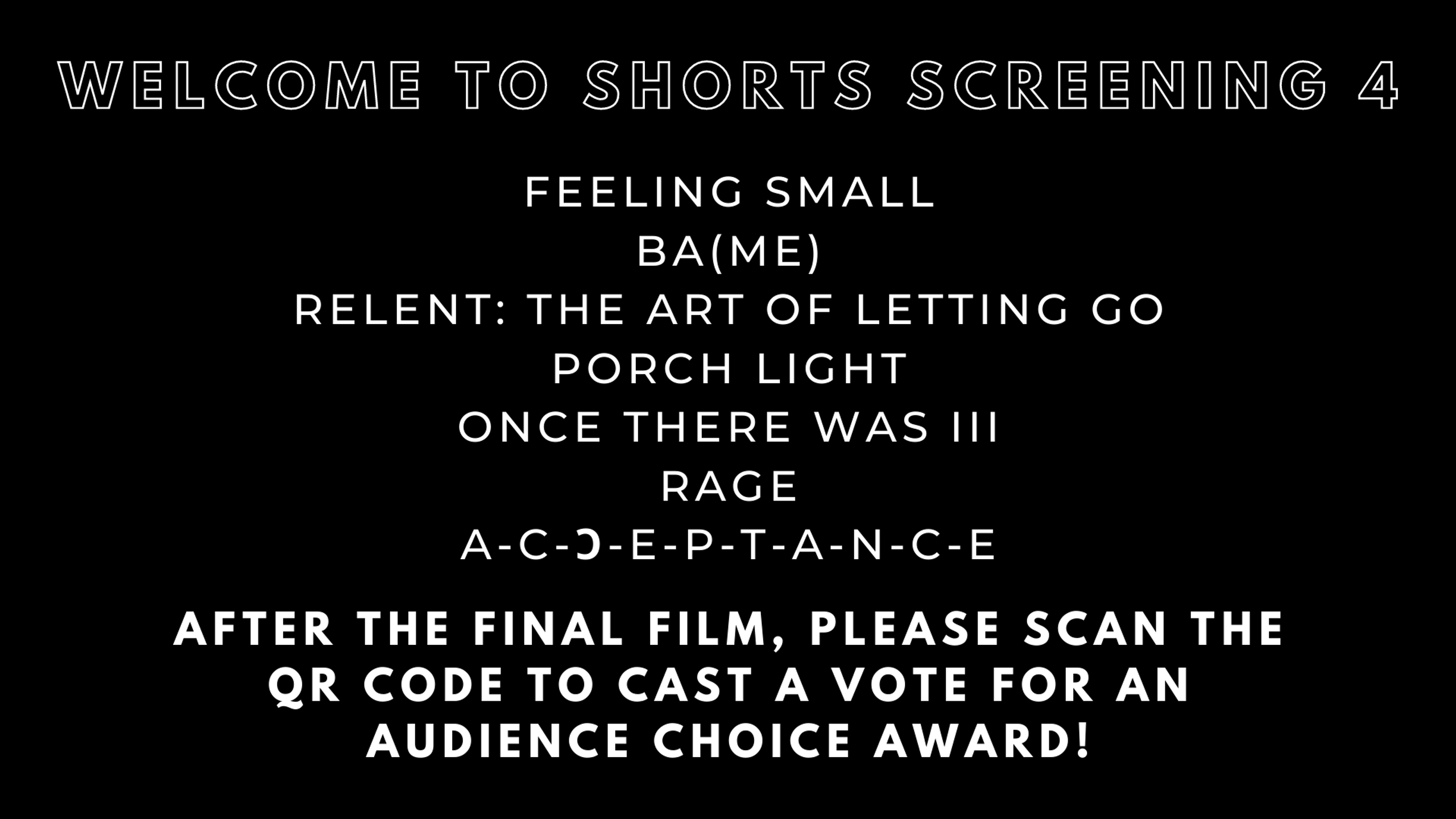 Shorts Screening 4